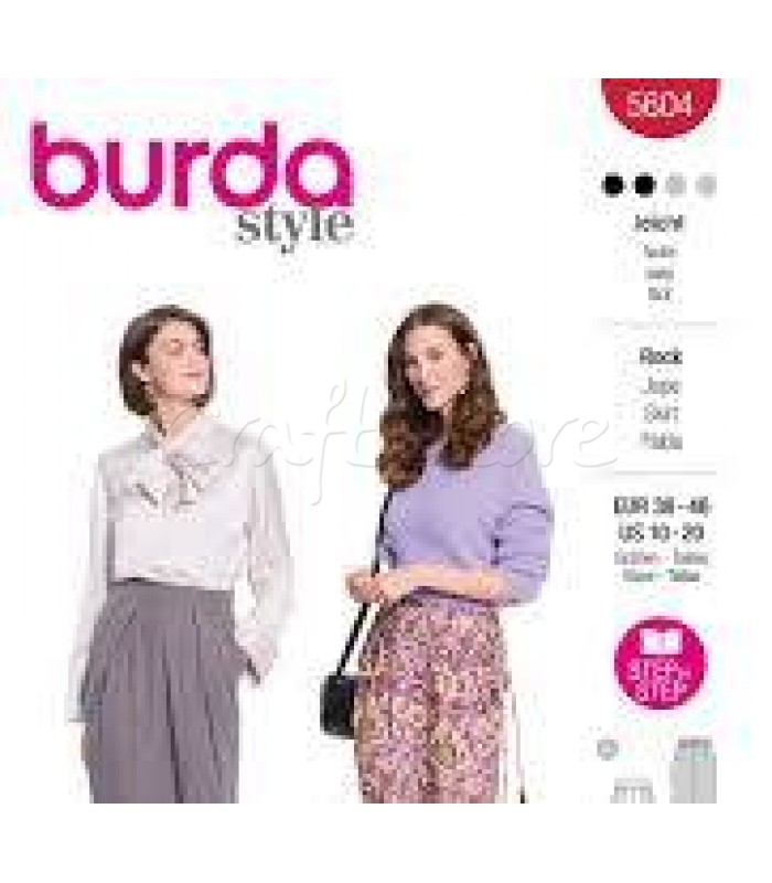 Burda πατρόν  φούστες 5604